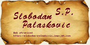 Slobodan Palasković vizit kartica